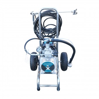 Pompa de vopsit airless profesionala cu membrana 2kW, 220V, debit 4 L/min, duza 521, presiune maxima 220 bar X D990