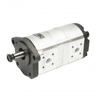 Pompa hidraulica cu sens rotatie stanga, debit 14+8cm3 pentru Claas, Renault 7700035525