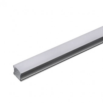 PROFIL ALUMINIU PENTRU BANDA LED 2M 17.2MM X 15.5MM MAT