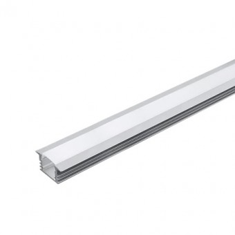 PROFIL ALUMINIU PENTRU BANDA LED 2M 24.5MM X 12.2MM MAT