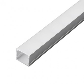 PROFIL ALUMINIU PENTRU BANDA LED 2M 30MM X 20MM ALB