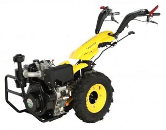 ProGARDEN Campo U12E motocultor multifunctional 12CP, diesel, pornire electrica, 3+2 viteze, reductor + FT90 freza tractata 900mm