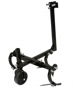 ProGARDEN PRO-PRS20-45 prasitoare cu roata limitatoare adancime pentru motocultor, 20cm distanta intre randuri, tija 45cm