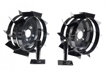ProGARDEN Set 2 roti metalice 400x8 cu manicot 23mm