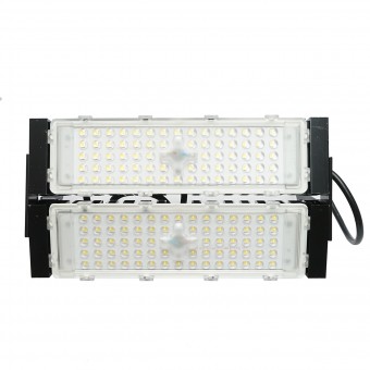 Proiectoare LED 100W, 220V, 6500K, IP67 negru 410x380x155mm Breckner Germany