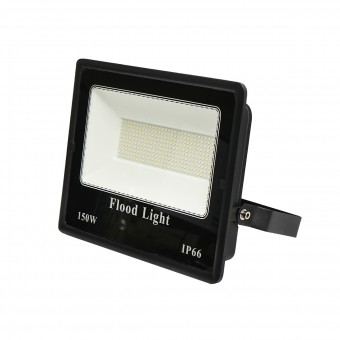 Proiector LED 150W, 220V, 6500K, IP66 negru 360x285x67mm Breckner Germany