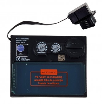 ProWELD Ecran cu filtru optic si cristale lichide pentru masca sudura automata LY-600A, Clasa 1112, 110x90mm