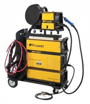 ProWELD MIG 500Y Synergetic Invertor sudare profesional MIG/MAG, MMA, Lift TIG + derulator detasabil - 6960270210988