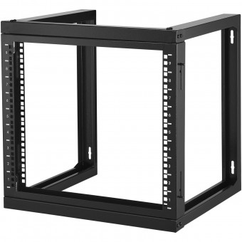 Rack metalic de perete 9U, 530 x 450 x 520 mm, Adancime 18 inch, Otel carbon