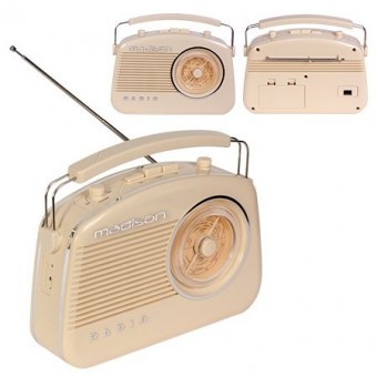 RADIO FM PORTABIL VINTAGE 15W CU FUNCTIE BLUETOOTH/AUX