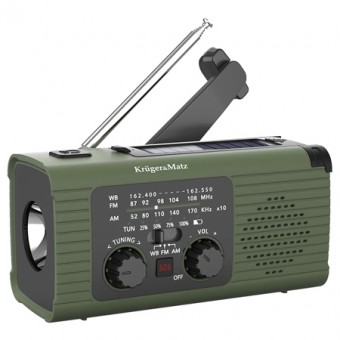 Radio multifunctional solar 5000mah kruger&ma
