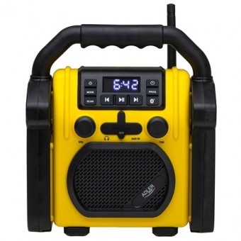 Radio portabil ipx54 bt, aux ad 1911 adler