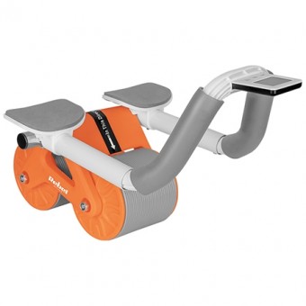 Roata abdominala cronomentru ab wheel portocalie rebel