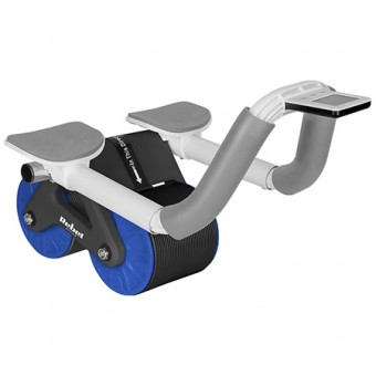 Roata abdominala cronometru ab wheel albastru rebel act