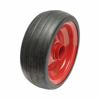 Roata cauciuc plin grebla agricola 280x100mm, diametru ax 50mm