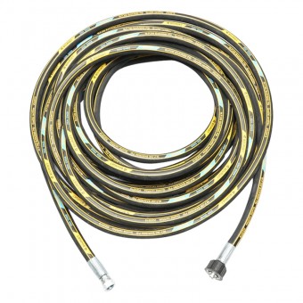 Rola 17m furtun spalatorie DN8 1SN cu mufa 22x1,5mm si armatura 3/8 la capete
