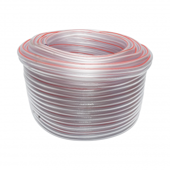 Rola 50m furtun de vidat transparent dublu pentru aparat de muls vaci Breckner Germany