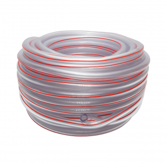 Rola 50m furtun de vidat transparent simplu pentru aparat de muls vaci Breckner Germany