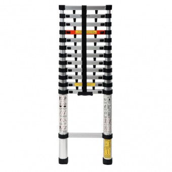 Scara telescopica din aluminiu 13 trepte, 3.8 m, 150kg