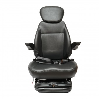 Scaun universal reglabil pentru tractor cu centura de siguranta, cotiere si suspensie 800x610mm