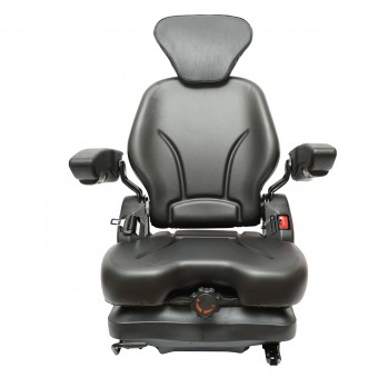 Scaun universal reglabil pentru tractor cu centura de siguranta si cotiere 610x390mm