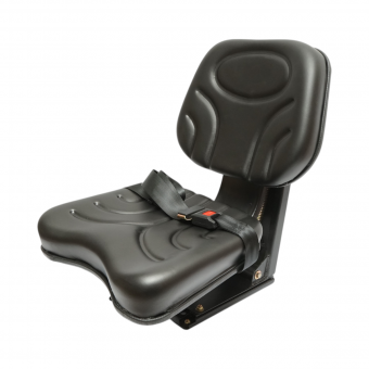 Scaun universal tractor negru reglabil cu centura de siguranta