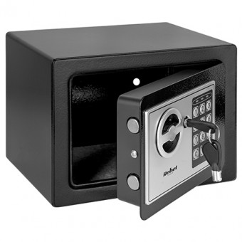 Seif electronic casnic pin si cheie rebel