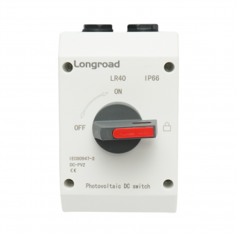 Separator, intrerupator LR40, 4P, 32A, 1000V pentru sisiteme fotovoltaice Longroad