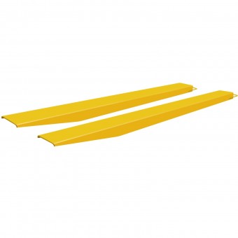 Set 2 extensii pentru furci stivuitor, Lungime totala 182 cm, Latime interioara 11.5 cm, Capacitate 1.8 Tone, Otel