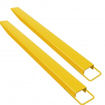 Set 2 extensii pentru furci stivuitor, Lungime totala 182 cm, Latime interioara 11.5 cm, Capacitate 2 Tone