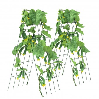 Set 2 spaliere pentru castraveti, plante agatatoare, 100x80, Pliabil