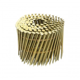 Set 4500 cuie pe tambur/rola, inelate 3.1x90mm, 225buc/rola