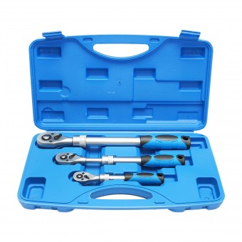 Set antrenor clichet reversibil extensibil 1/2, 3/8, 1/4 Breckner Germany