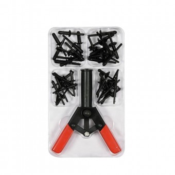Set cleste si  nituri plastic, 41piese