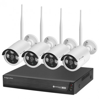 Set nvr supraveghere video wifi 4 camere tuya wi-fi 6