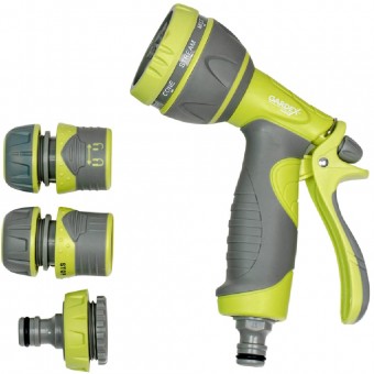 Set pistol stropit 1/2 , 7 duze si 3 accesorii , Gardex