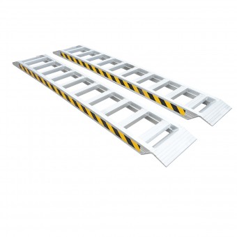 Set rampe aluminiu 3.5 tone pentru incarcare/descarcare 260x40x10.5cm
