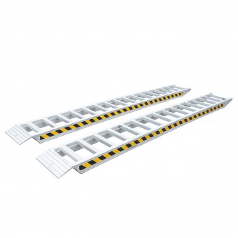 Set rampe aluminiu 4.5 tone pentru incarcare/descarcare 400x45x14.2cm