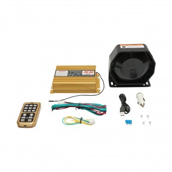 Sirena wireless cu difuzor si microfon 12V 200W Breckner Germany