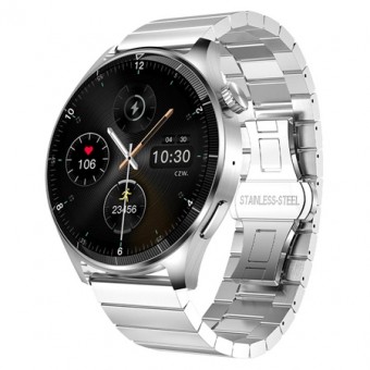 SMARTWATCH GRAND II 1.45'' - ARGINTIU