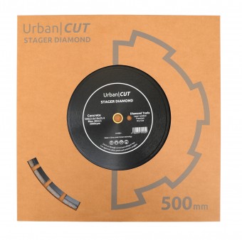 Stager URBAN CUT Disc diamantat pentru beton/asfalt 500mmx25.4-Px10mmx3.6mm