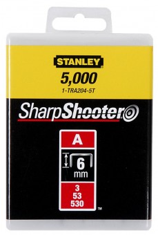Stanley 1-TRA204T Capse standard 6 mm / 1/4 1000 buc. tip a 5/53/530 - 3253561053887