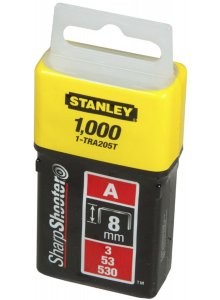 Stanley 1-TRA205-5T Set 1000 Capse pentru aplicatii uzuala, tip A /3/53/530, 8mm/5/16 - 3253561058738