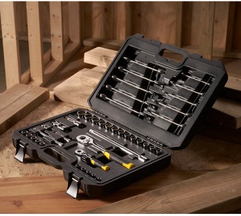 Stanley STMT82832-1 Set tubulare 1/4+1/2+ chei - 41 piese