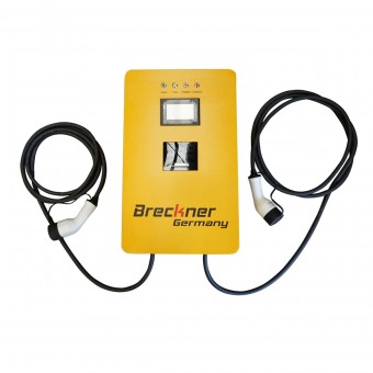 Statie de incarcare 380V, Type 2, 5M, AC 22KW cu 2 conectori, montaj pe perete