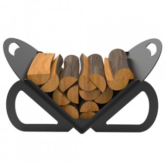 Suport pentru lemne, Krodesign KRO-1145, dimensiune 380x430x735 mm