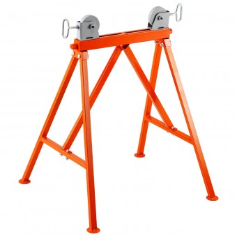 Suport pentru tevi 2-36 inch cu role, Portabil, 680 x 745 x 900 mm, capacitate 1140 kg