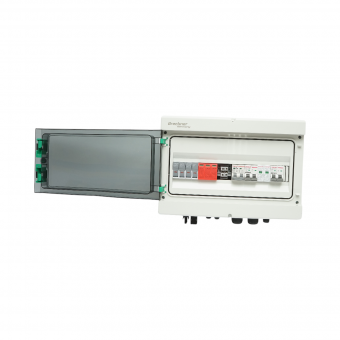 Tablou sigurante echipat DC/AC 3KW-5 KW cu protectie la baterii de 125Ah pentru invertoare ON/OFF Grid prosumator
