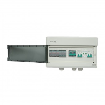 Tablou sigurante echipat DC/AC 3KW-5KW cu protectie baterii 100Ah pentru invertoare ON/OFF Grid prosumator