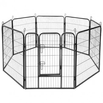 Tarc modular pentru caini 8 panouri 80x100 cm rebel ani